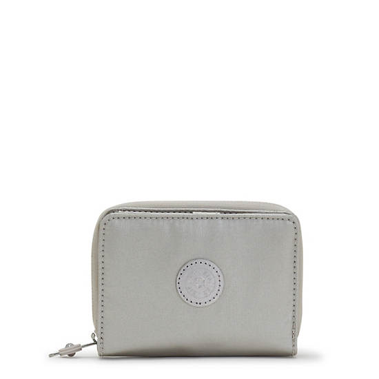 Kipling Money Love Metallic Small Plånbok Silver | SE 1418PJ